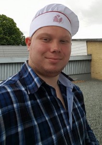 Patrick Helm er den nye bager i Aarup. Foto fra facebook