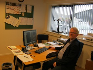 Freddy Nielsen er daglig leder af entreprenørgården. Foto: HW