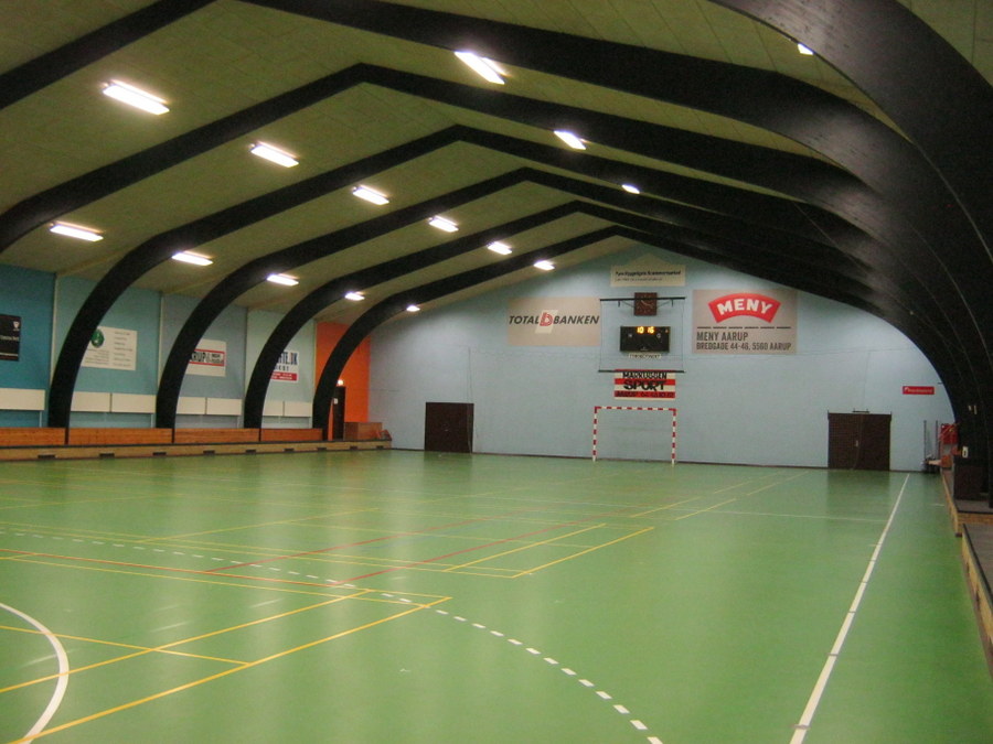 Frøbjerg Gymnastikforening med badminton i Gl. - 5560 AARUP