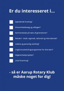 Informationsaften i Aarup Rotary Klub @ Hotel Aarup Kro | Aarup | Danmark